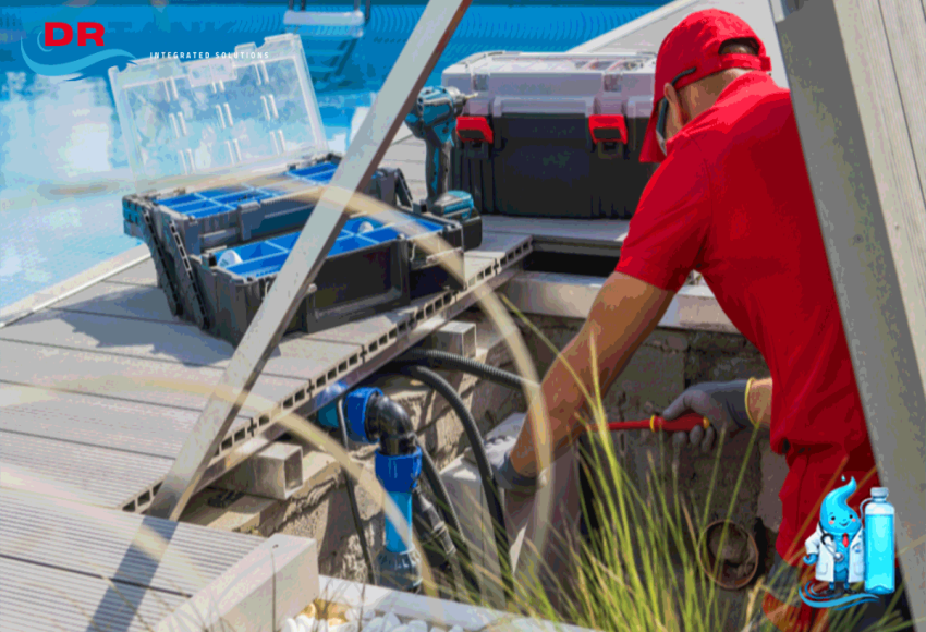 خدمة تنظيف وتعقيم حمامات السباحة