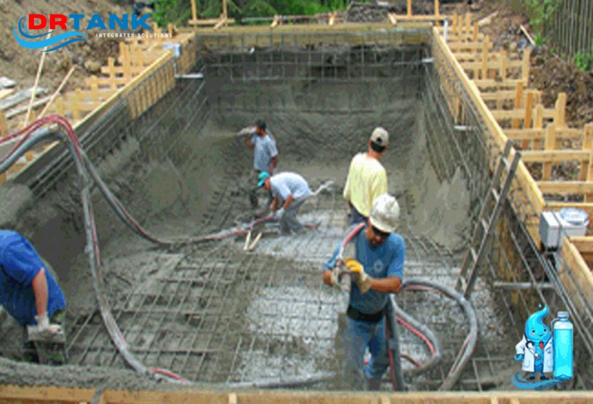 خدمة تنفيذ وإنشاء وصيانة حمامات السباحة